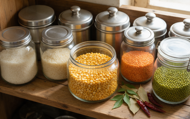 How to Store Rice and Dal Long-Term Without Insects (Simple Home Methods That Work)