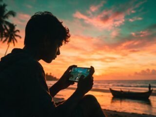 Mobile gamer silhouette representing Mrz Thoppi biography article