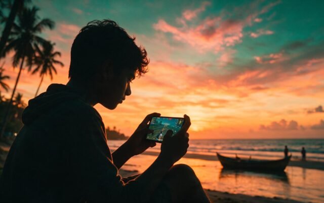 Mobile gamer silhouette representing Mrz Thoppi biography article